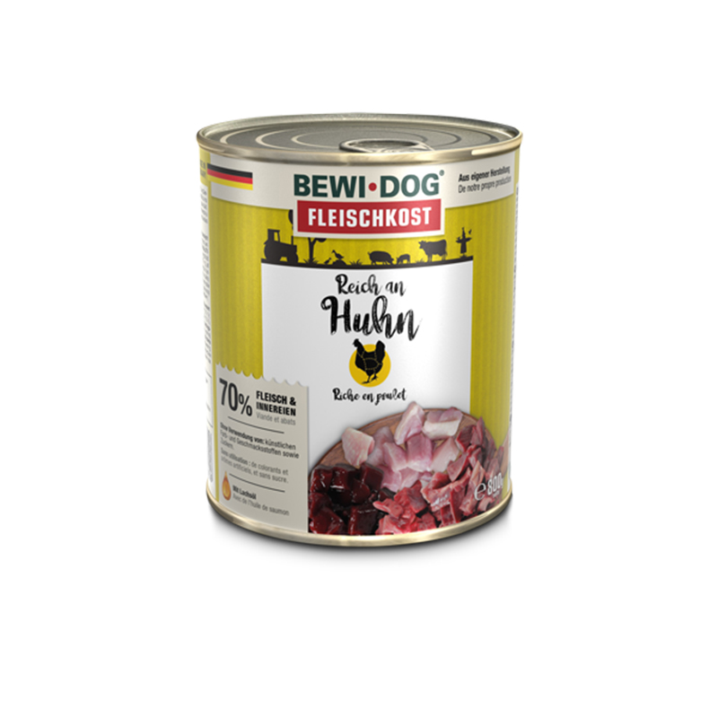 BewiDog Reich an Huhn 800 g