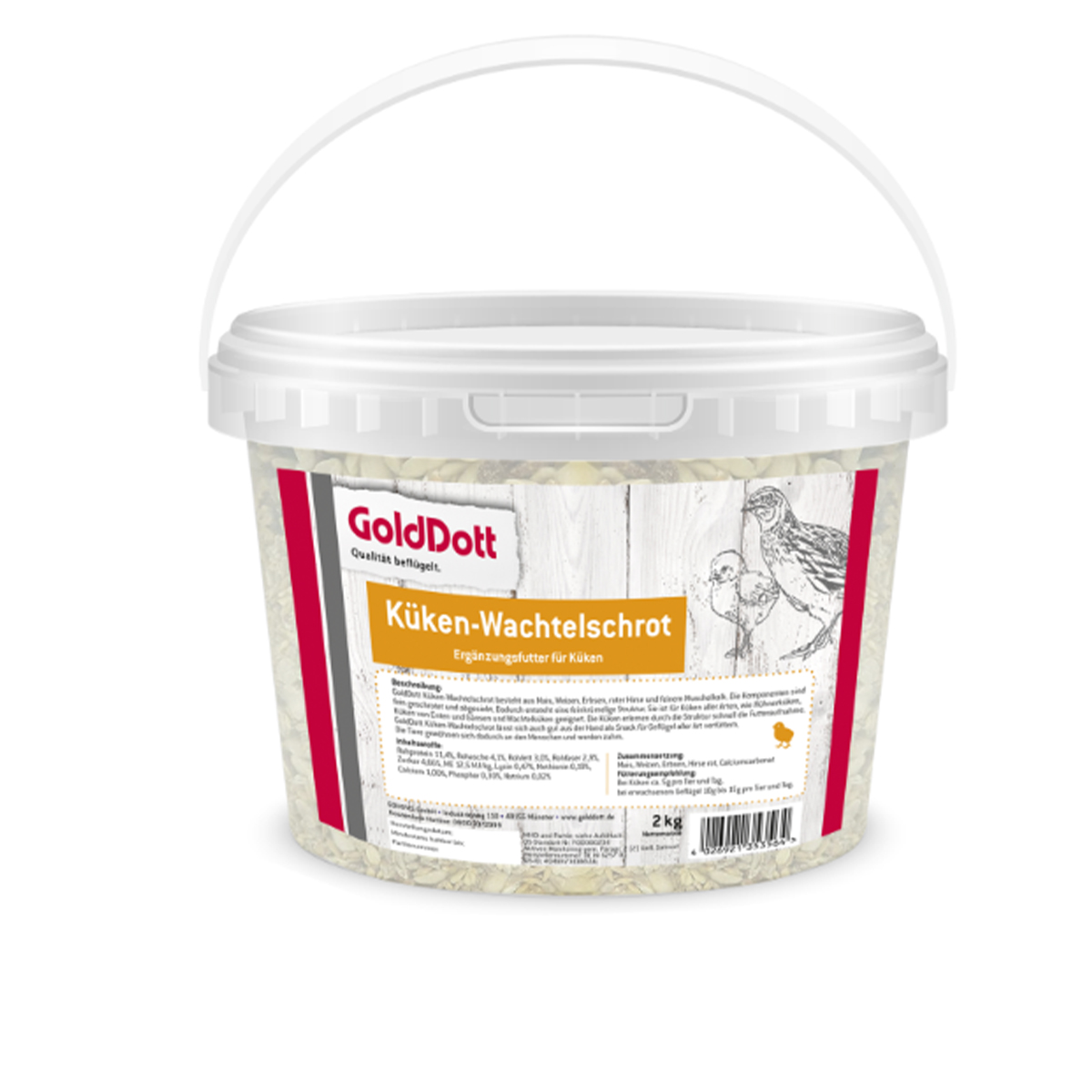 Produktansicht - GoldDott - Küken- und Wachtelschrot