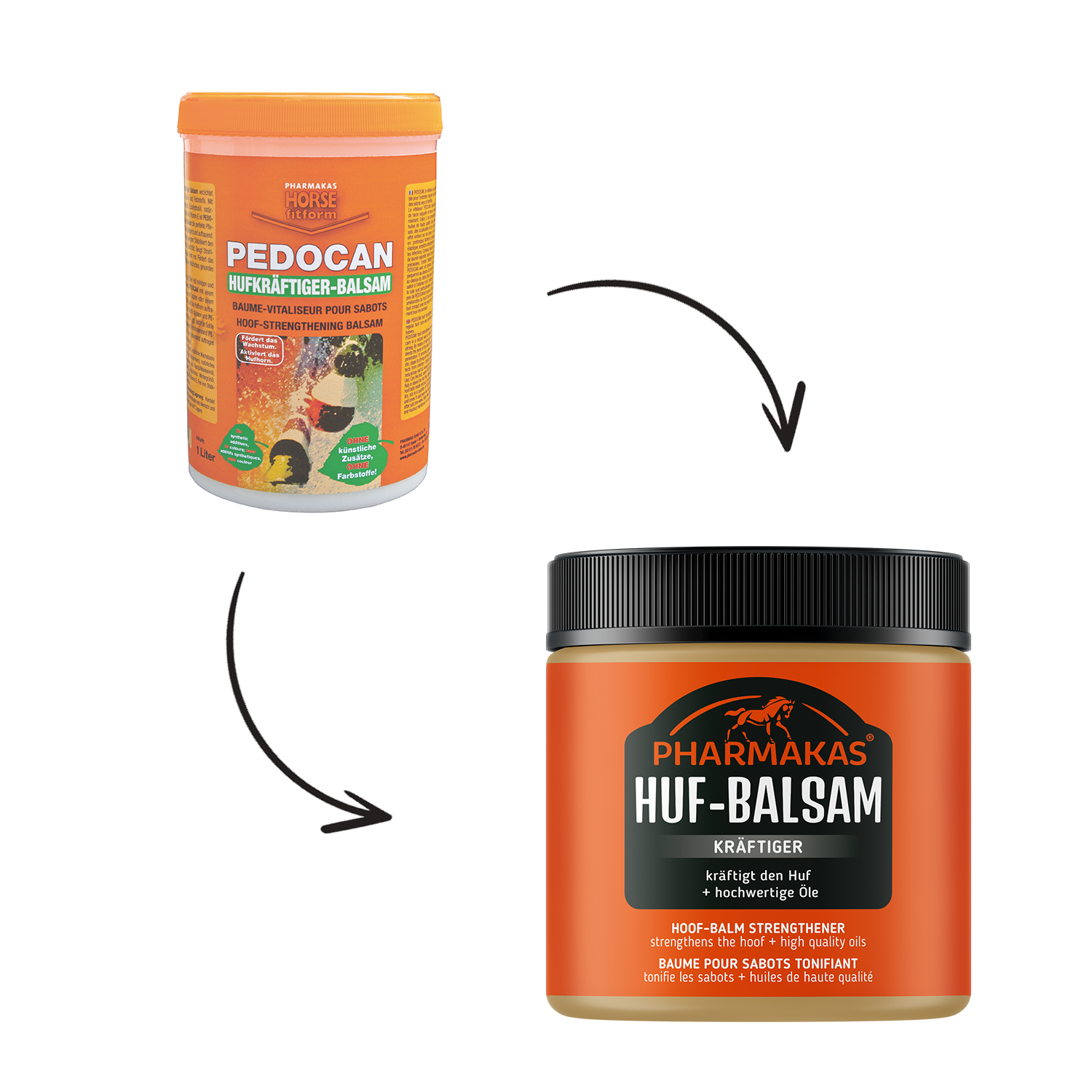 Pharmakas Huf-Balsam Kräftiger 500 ml Relaunch