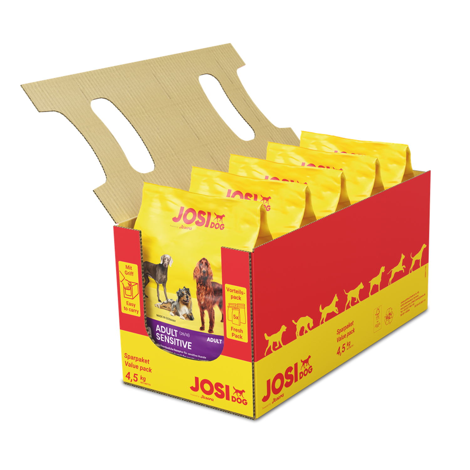 JosiDog Adult Sensitive 5 x 900 g