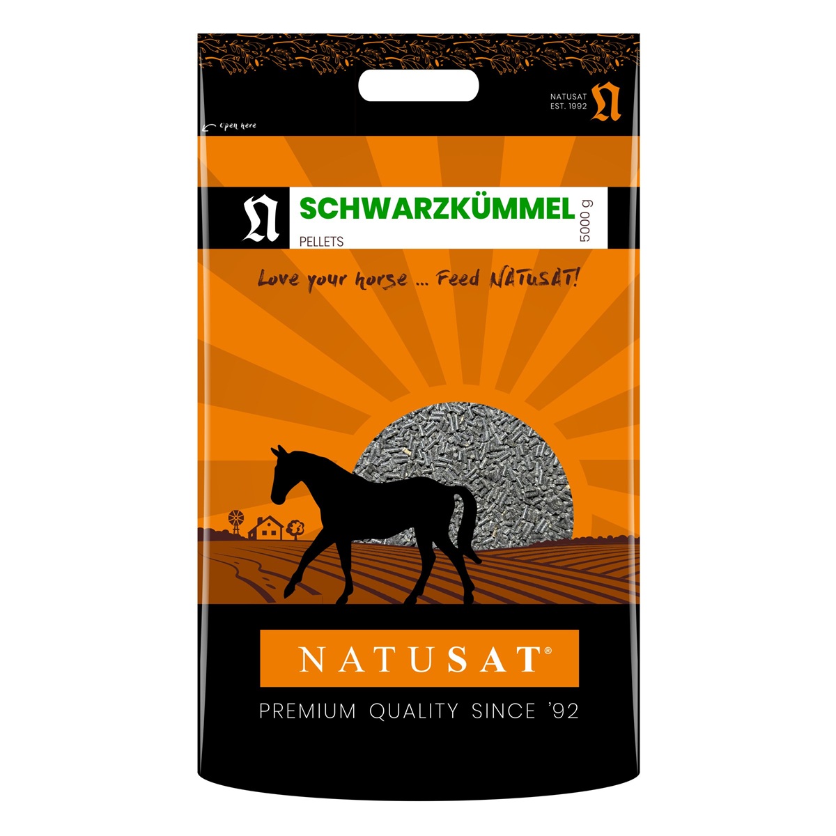 Schwarzkümmel Pellets mit Kräuter