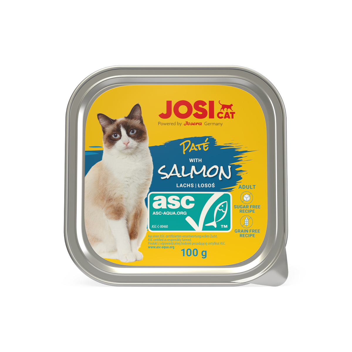 JosiCat Paté mit ASC-Lachs im Schälchen