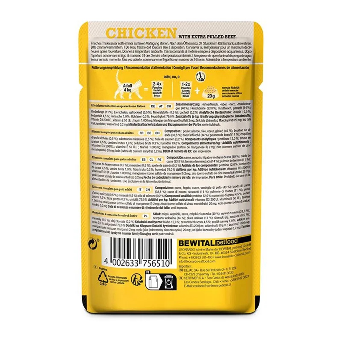 Produktansicht - Leonardo - Pulled Beef & Chicken