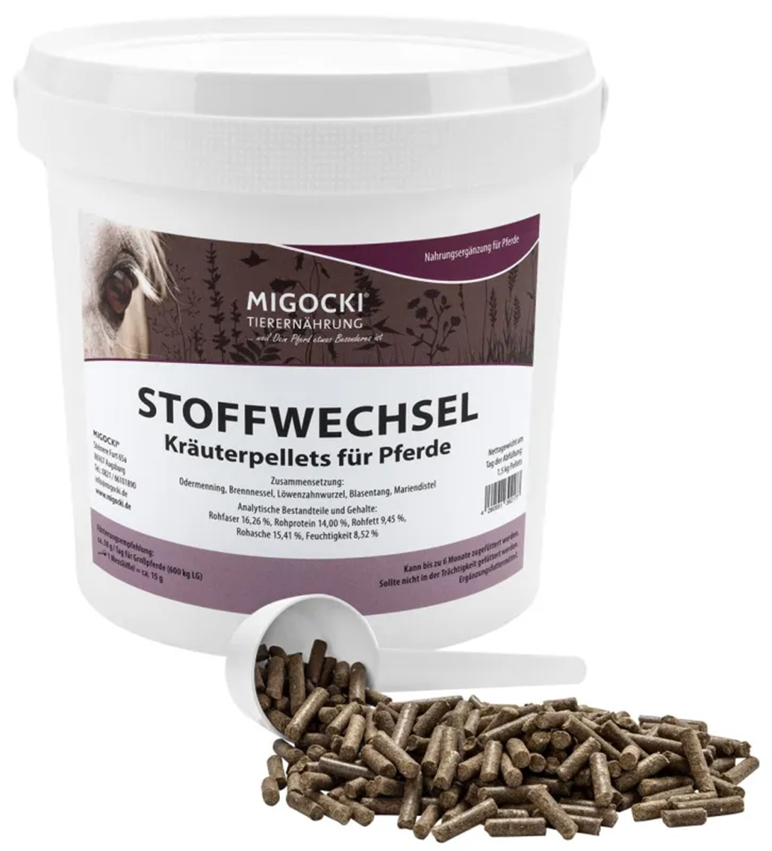 Stoffwechselkräuter für Pferde