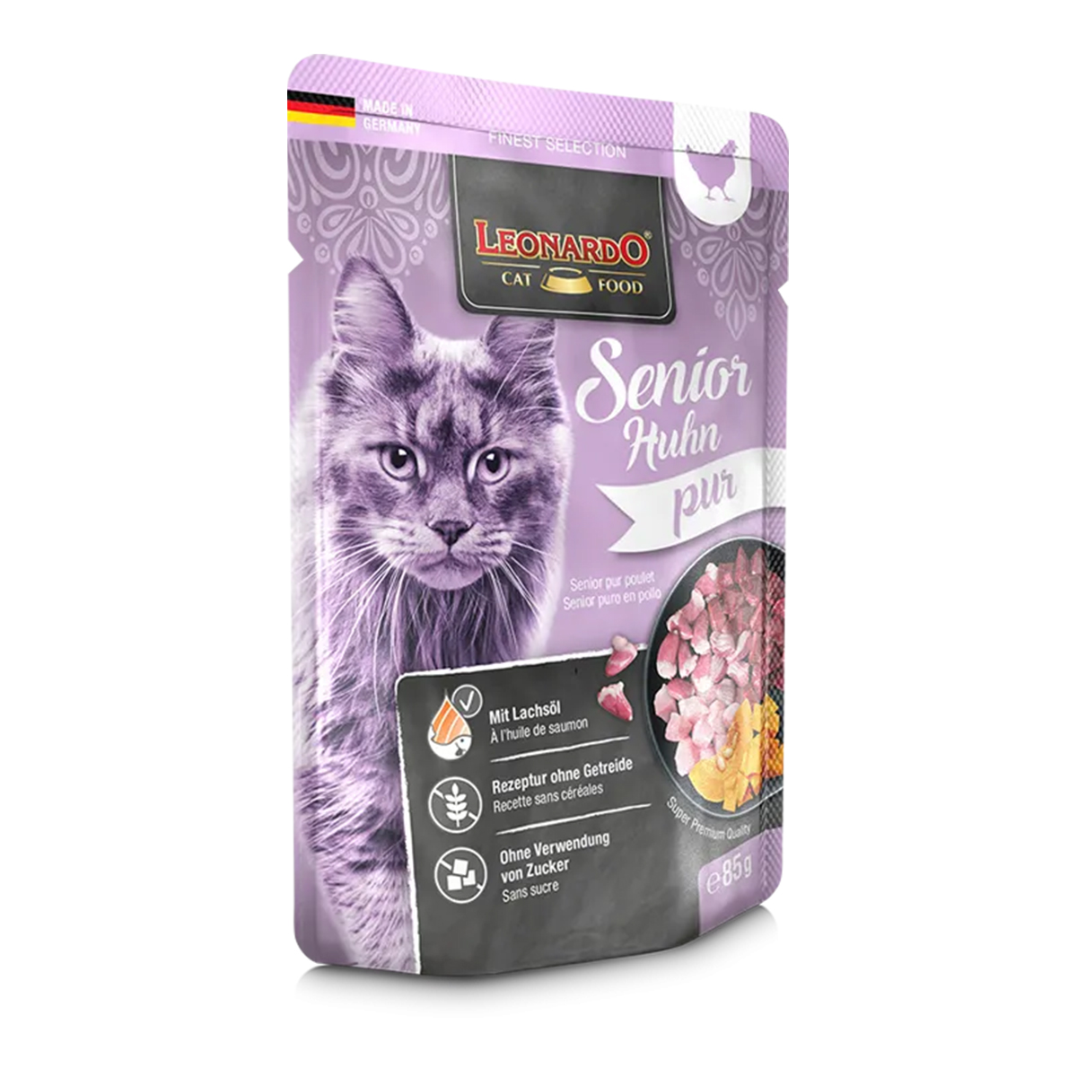Leonardo Senior Huhn pur Frischebeutel 85 g