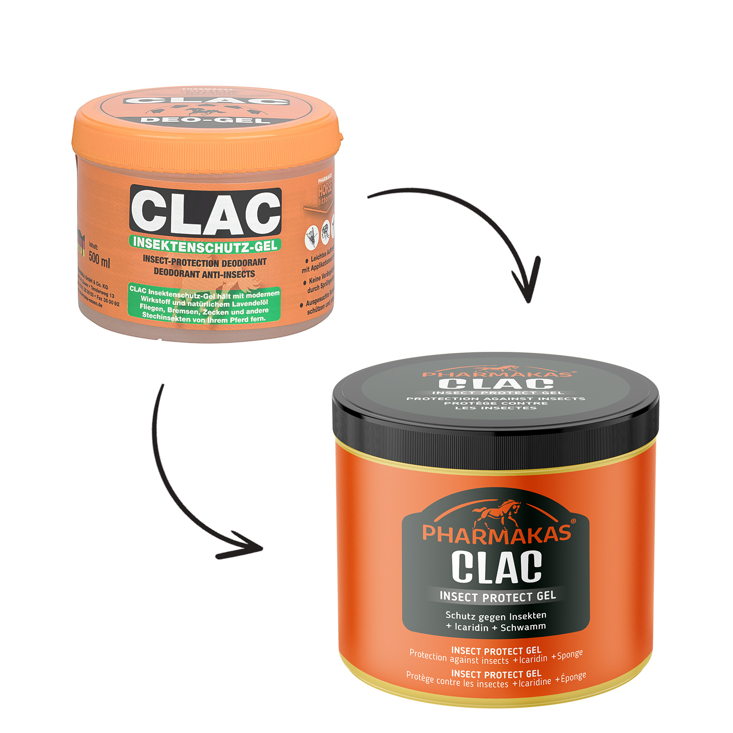 Pharmakas CLAC Insect Protect Gel neues Design