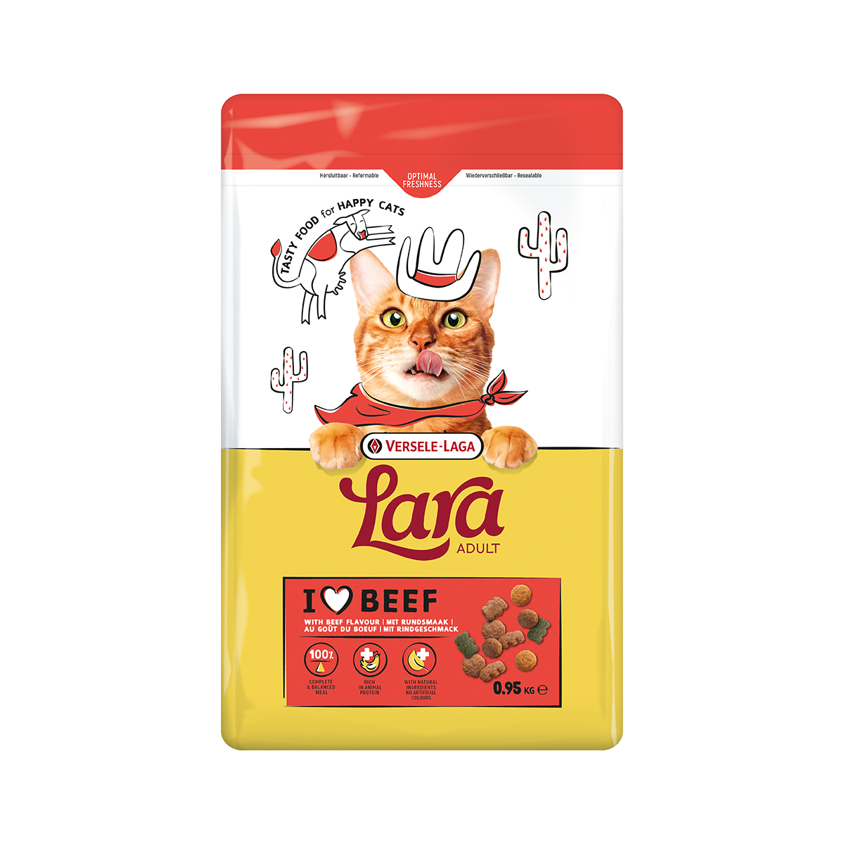 Produktansicht Versele Laga Lara Adult-Care Beef 950 g