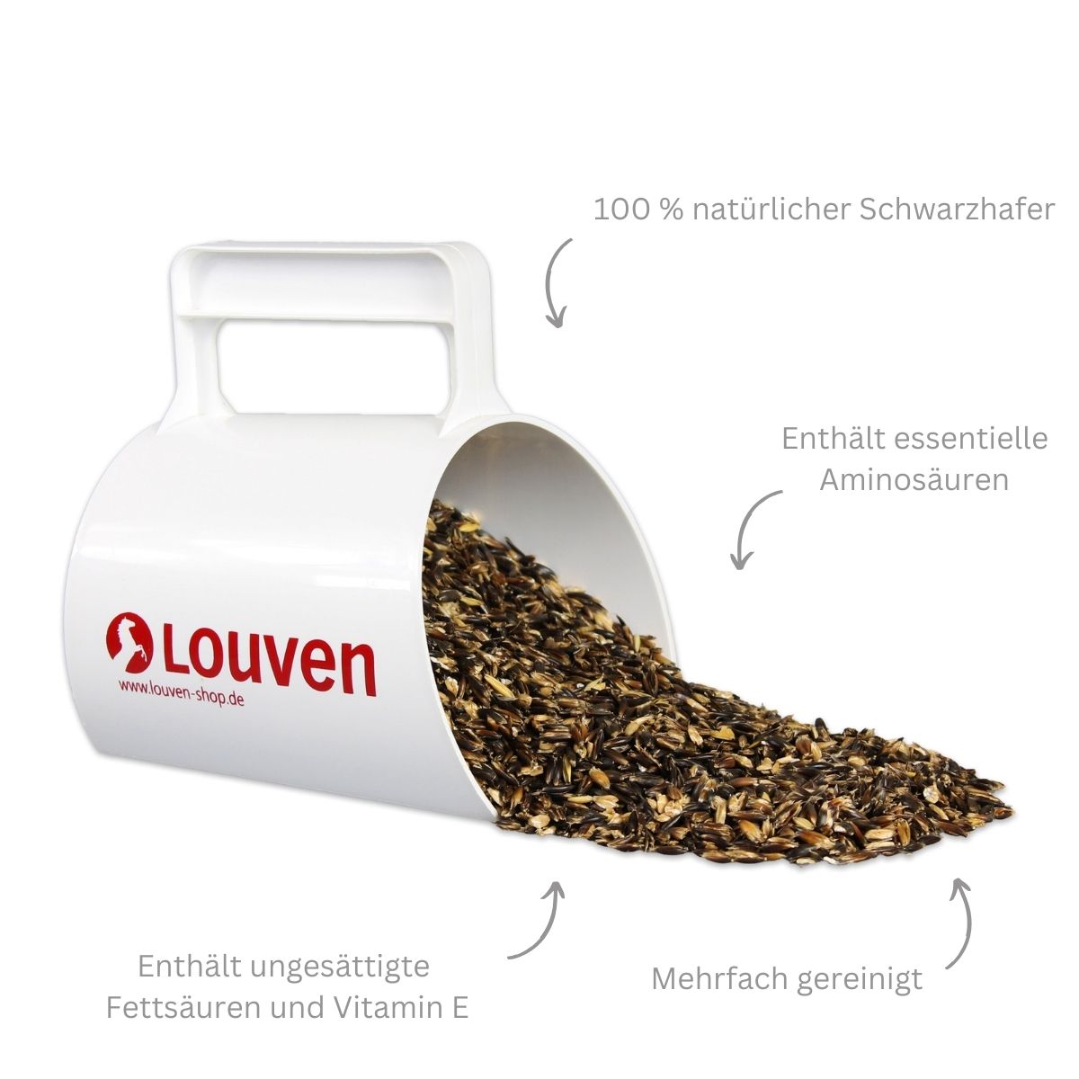 Produktansicht - Louven - Hafer schwarz gewalzt