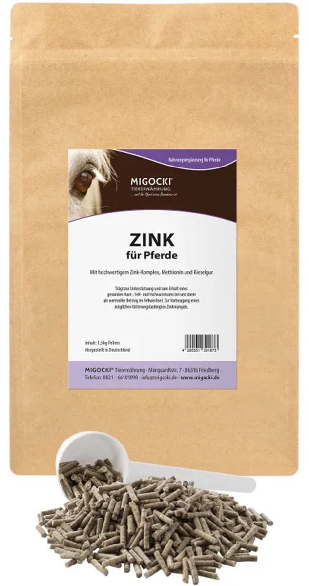 Produktansicht - MIGOCKI - ZINK für Pferde