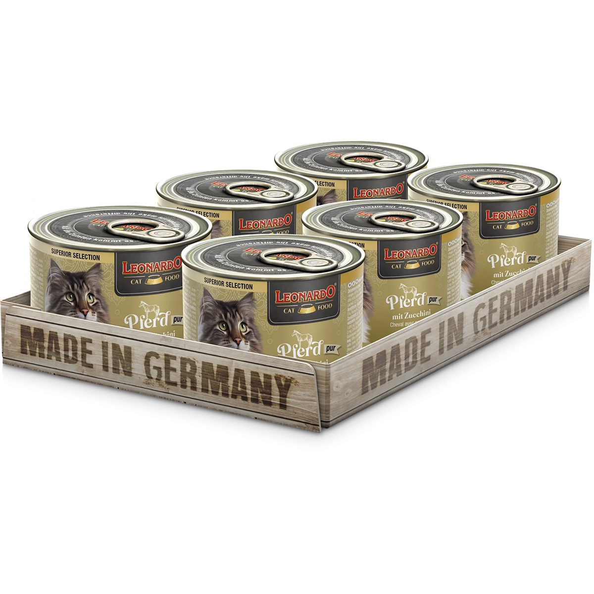 Leonardo Superior Selection Pferd mit Zucchini 6 x 200 g