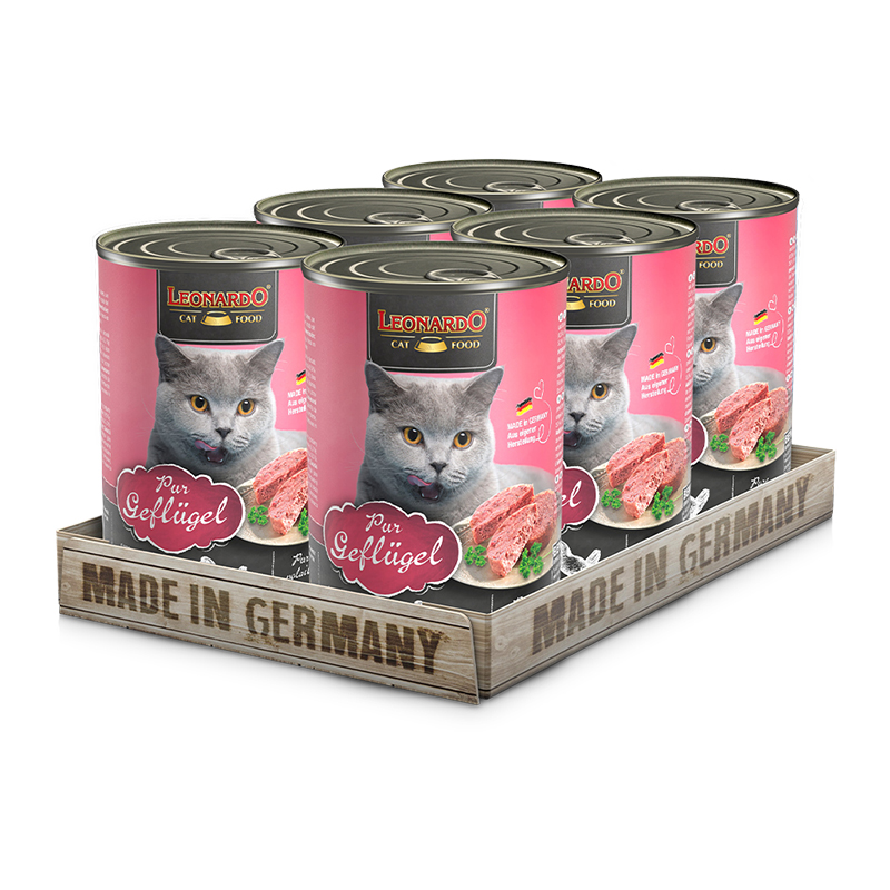 Leonardo Geflügel pur 400 g Tray