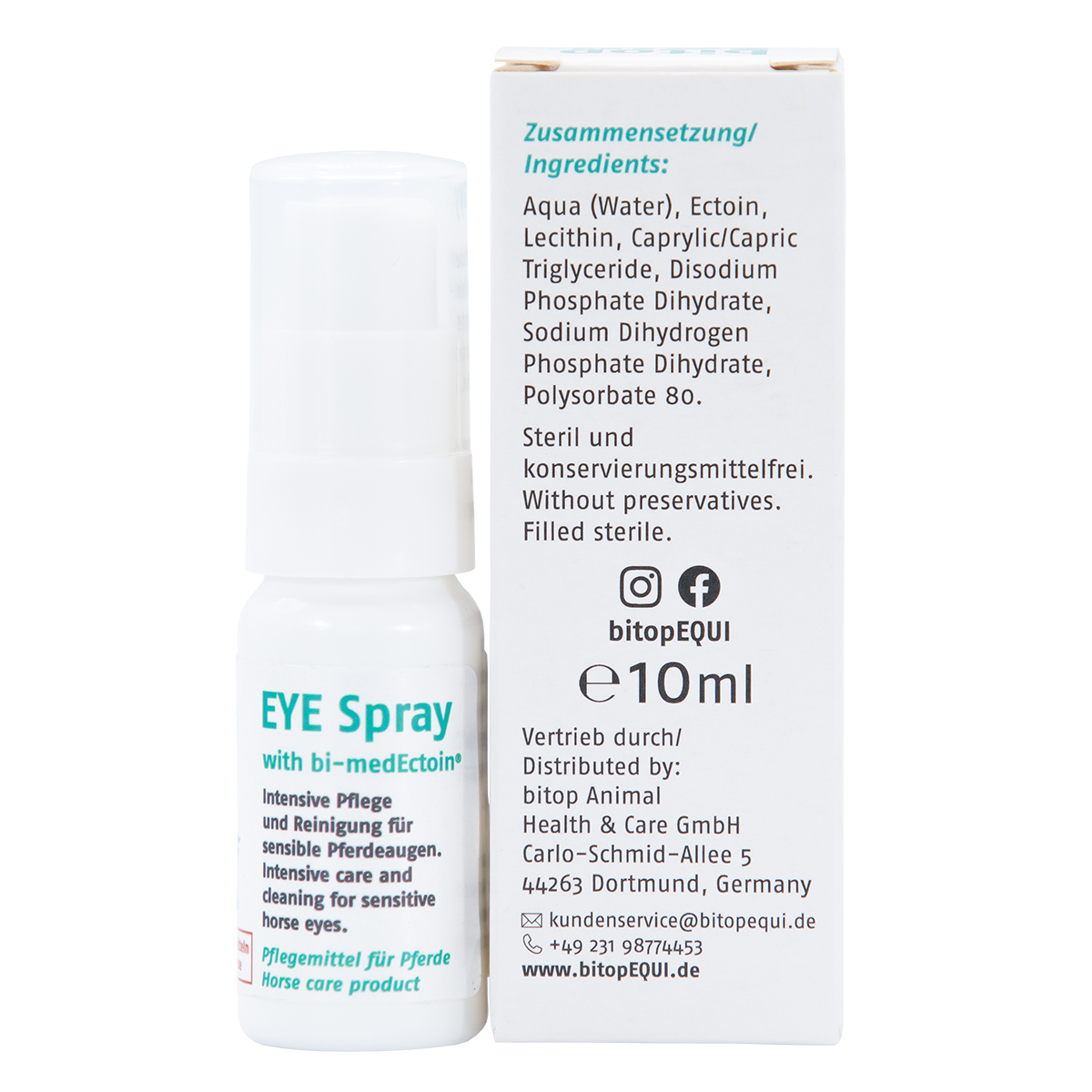 Produktansicht - bitopEQUI® - EYE Spray