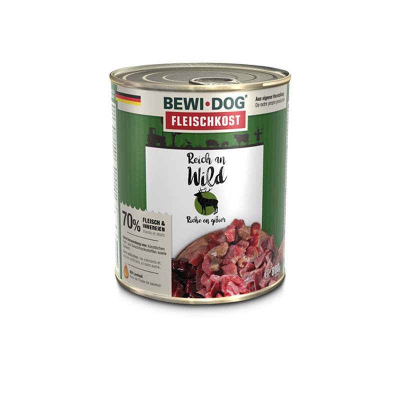 BewiDog Reich an Wild 800 g
