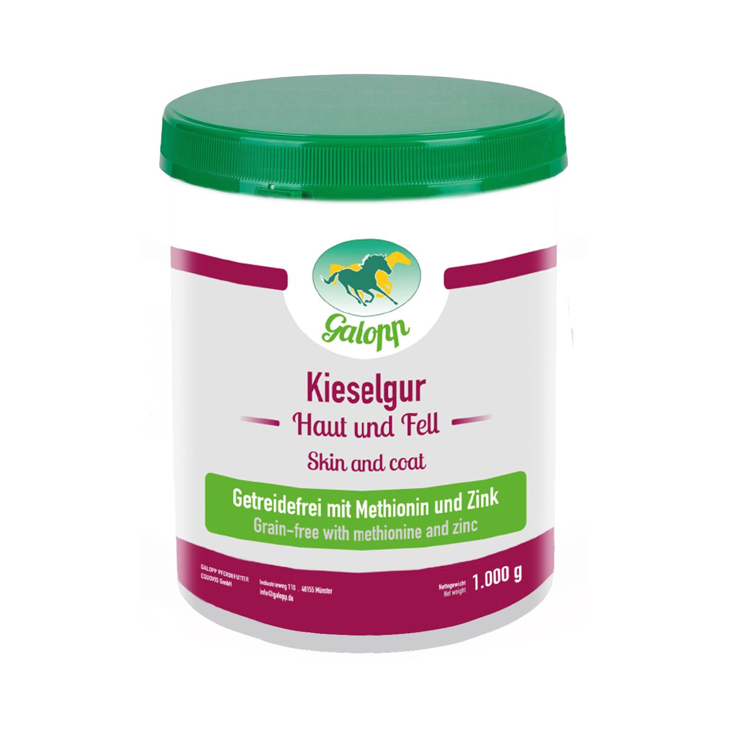 Galopp Kieselgur getreidefrei