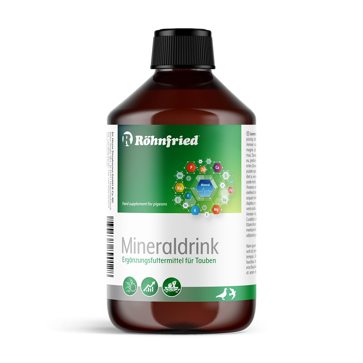 Röhnfried Mineraldrink 500 ml Flasche