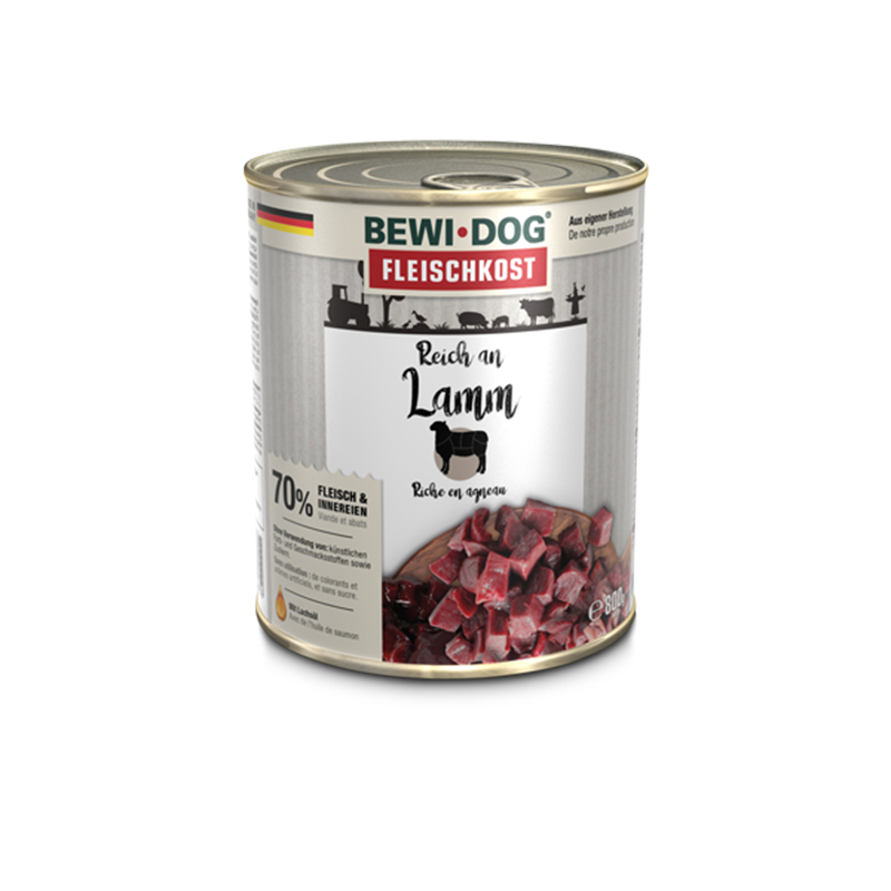 BewiDog Reich an Lamm 800 g
