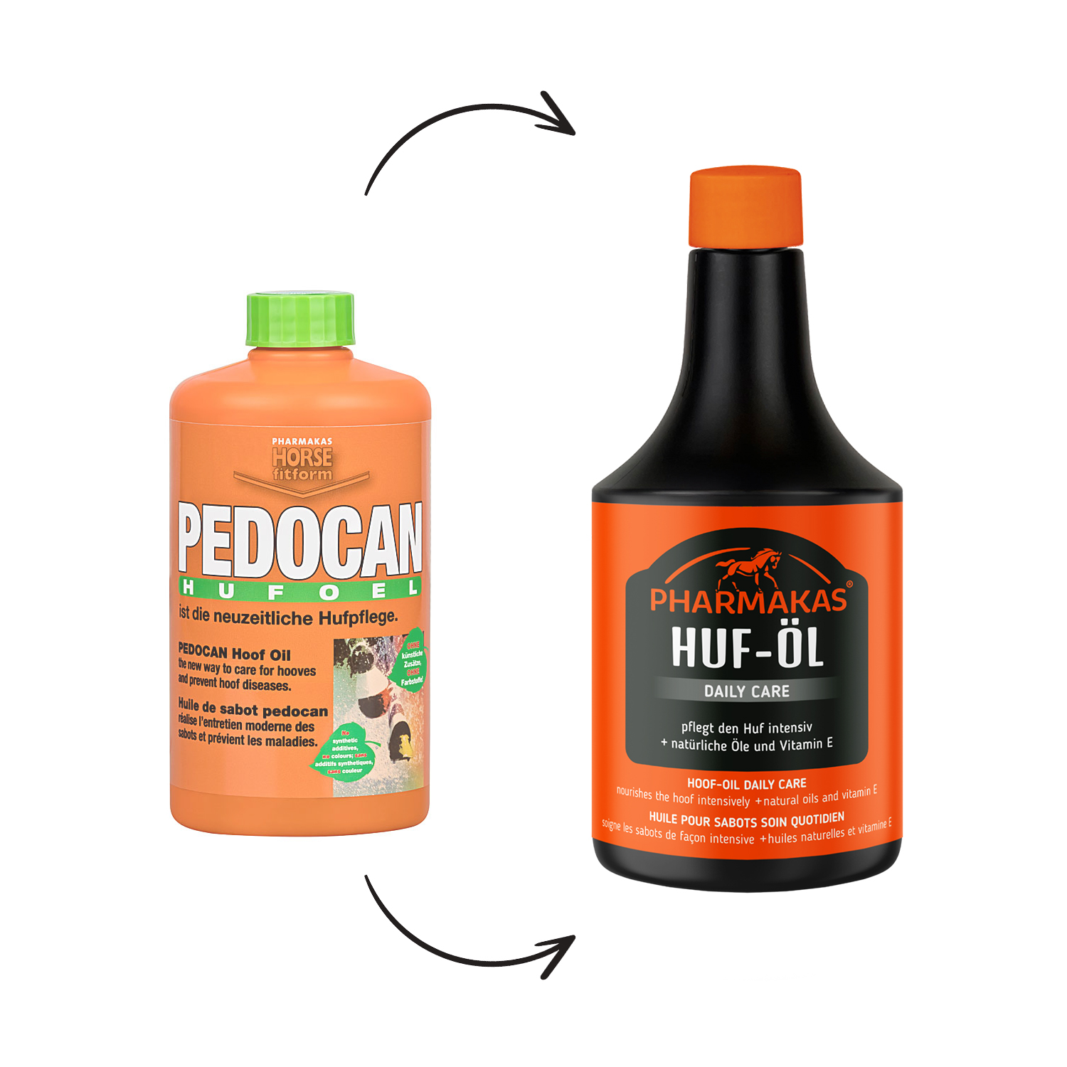 Pharmakas Huf-Öl 500 ml Relaunch