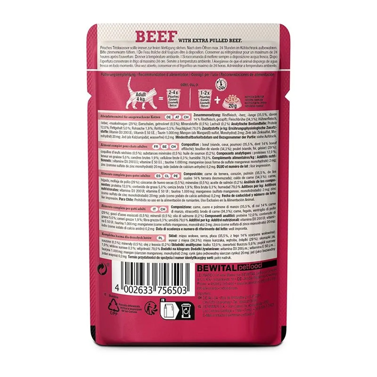 Produktansicht - Leonardo - Pulled Beef & Beef