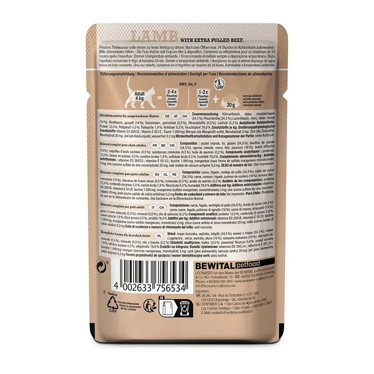 Produktansicht - Leonardo - Pulled Beef & Lamb
