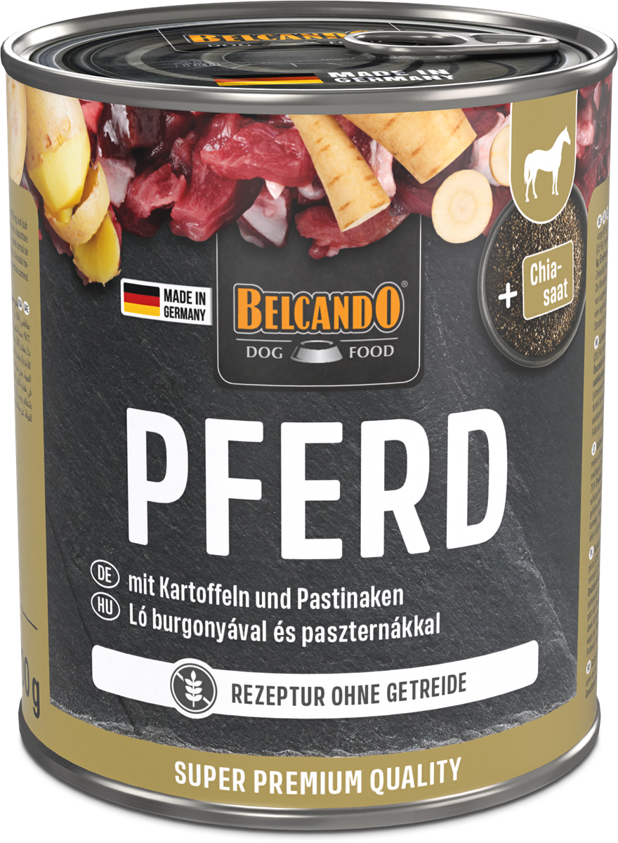 Pferd mit Kartoffel