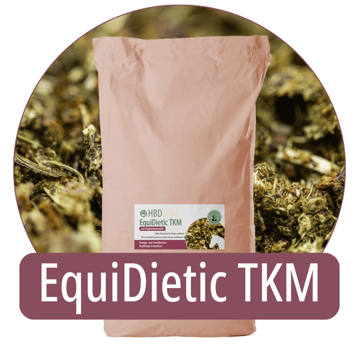 Equidietic mit Traubenkernmehl