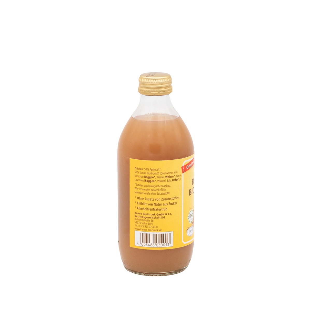 Bio Apfelsaft mit Brottrunk