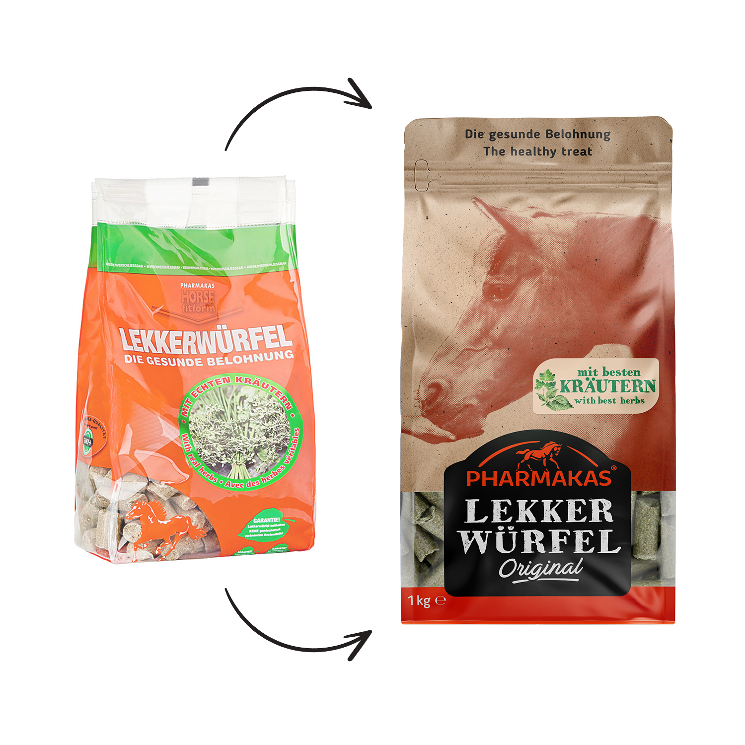 Pharmakas Lekkerwürfel Kräuter Relaunch