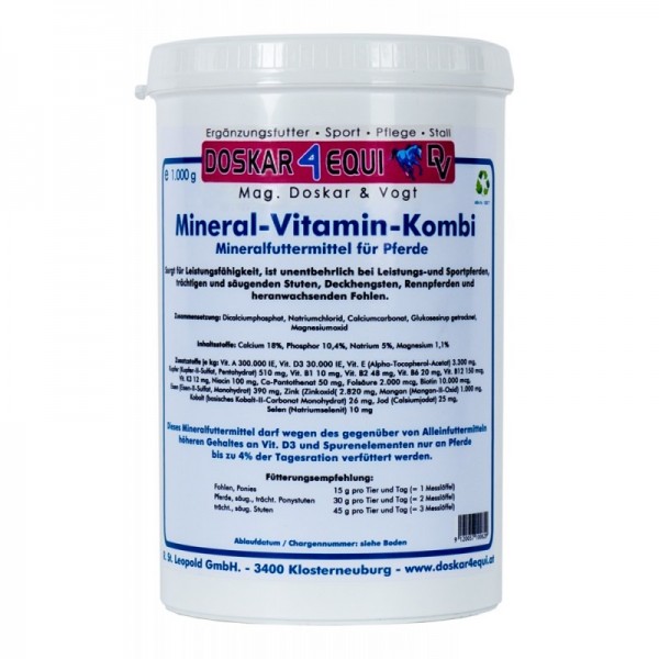 Mineral-Vitamin Kombi