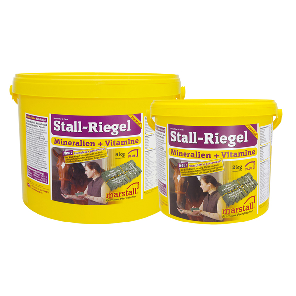 5kg marstall Stall-Riegel Eimer Mineral und Vitamin Riegel Pferdefutter 