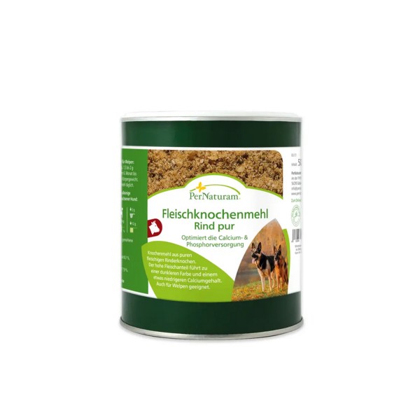 PerNaturam Fleischknochenmehl Rind pur 500 g